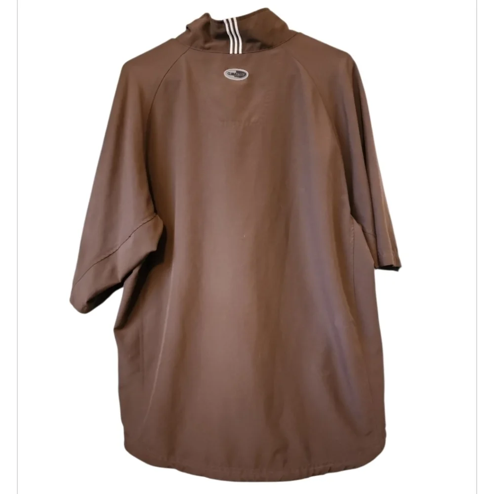 Adidas Climaproof Golf 1/4 Zip Quarter Zip Top Brown Jacket Mens Size Medium